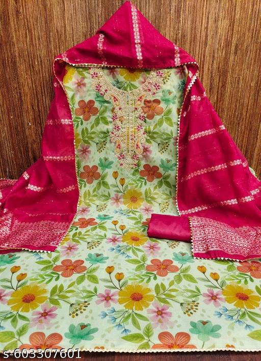 Fancy Banarsi Silk Suit - amamestyle