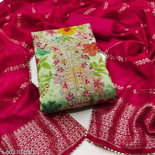 Fancy Banarsi Silk Suit - amamestyle