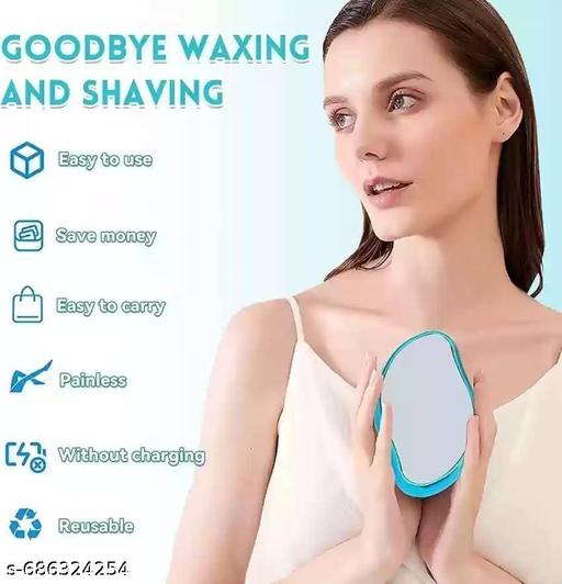 Hair Eraser ( 1 pac , multicolour ) |  Magic Crystal Hair Remover Painless Exfoliation Hair Removal Tool  - Abnlas Women’s Daily-Use Beauty & Self-Care