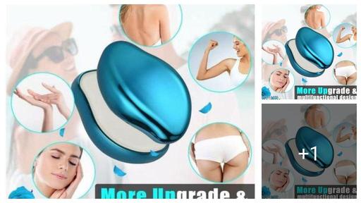 Crystel Hair Remover For Women(not a electric ) And Men,Stone Smooth Skin Crystal Painless Hair Removal Stone,1 Count