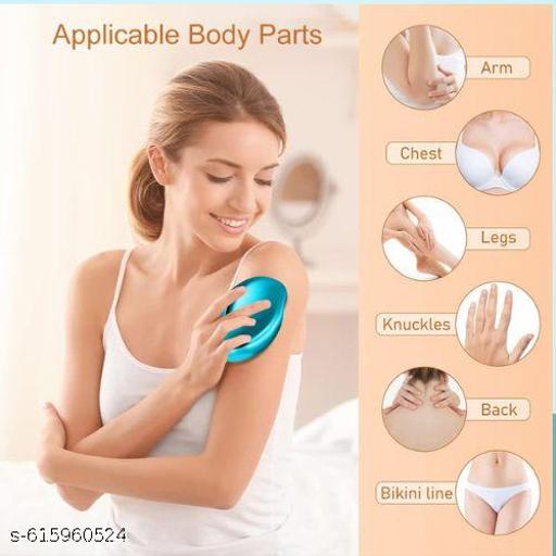  Crystall Hair Eraser for Women and Men, Hair Remover Painless Exfoliation Hair Removal Tool for Arms Legs Back, Washable Crystall Epilator Without Shaving for Smooth Skin pack of 1 - Abnlas Women’s Daily-Use Beauty & Self-Care