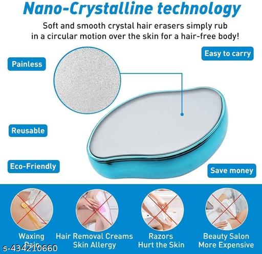 Crystal Hair Eraser, Painless Crystal Hair Remover Tool for Men & Women - Fast & Easy Skin Exfoliator for Body Any Part. - Abnlas Women’s Daily-Use Beauty & Self-Care