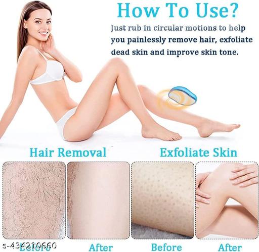 Crystal Hair Eraser, Painless Crystal Hair Remover Tool for Men & Women - Fast & Easy Skin Exfoliator for Body Any Part. - Abnlas Women’s Daily-Use Beauty & Self-Care