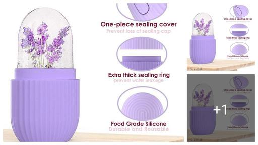 Ice Roller for Face Massager | Reusable Ice Holder Tool for Glowing & Clear Skin | Easy to Use and Carry | Cold Massage Therapy for Skin Pack Of 1