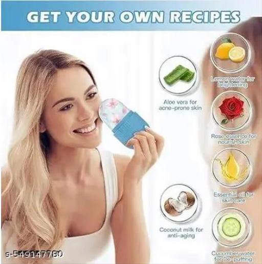 Ice Roller for Face with MOISTURIZING MASK, Eye, Neck and Body - Ice Cube Roller for Face Massager for Glowing Skin - Abnlas Women’s Daily-Use Beauty & Self-Care