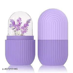 Combo of Ice Face Roller Massager, Ice Cube Roller For Face, Eyes And Neck Naturally Conditioning And Skin, De-Puff Eye Bags, Reduce Migraine Pain, Reusable Massage Silicone Ice Mold (Pack of 2) - Abnlas Women’s Daily-Use Beauty & Self-Care