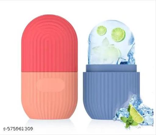  Face Stone Jade Roller Massager with Gua Sha Stone And Ice Roller Set Facial Roller 100% Natural Stone Jade Roller For Skin Eye Neck Body Ice Cube Roller Women Men Beauty Silicone Reusable - Abnlas Women’s Daily-Use Beauty & Self-Care