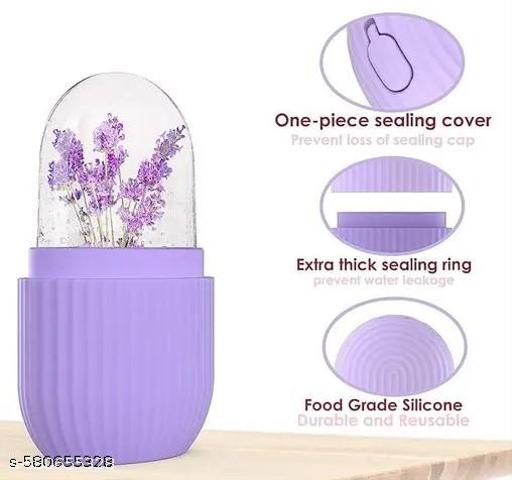 Ice Roller + Face Massager Combo – Cooling Skin Tightening & Puffiness Relief Set for Face, Eyes & Neck - Abnlas Women’s Daily-Use Beauty & Self-Care