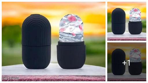 Women for ice Face roller( pack of-1)Black,Ice Roller for Face Massager | Ice Holder Tool for Glowing | Easy to Use and Carry | Cold Massage Therapy for Skin