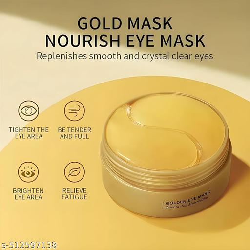 60 Pcs Under Eye Mask for Dark Circles, Puffiness, Eye Bags, Wrinkles, 24k Gold Under Eye Patches for Puffy Eyes with Collagen - Skincare Eye Patch Treatment Masks for Women and Men - Abnlas Women’s Daily-Use Beauty & Self-Care