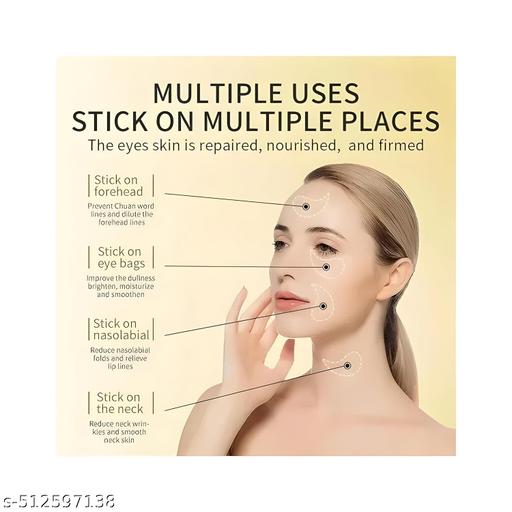 60 Pcs Under Eye Mask for Dark Circles, Puffiness, Eye Bags, Wrinkles, 24k Gold Under Eye Patches for Puffy Eyes with Collagen - Skincare Eye Patch Treatment Masks for Women and Men - Abnlas Women’s Daily-Use Beauty & Self-Care