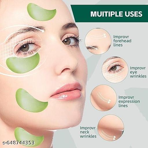 KITCHEN PRO-Eye Pads, 60 Pieces Eye Pads Against Dark Circles with , Collagen Eye Mask Against Eye Bags, Collagen Under Eye Patches, Reduce Wrinkles and Puffiness. (Medium, GREEN TEA,ALOE VERA) - Abnlas Women’s Daily-Use Beauty & Self-Care