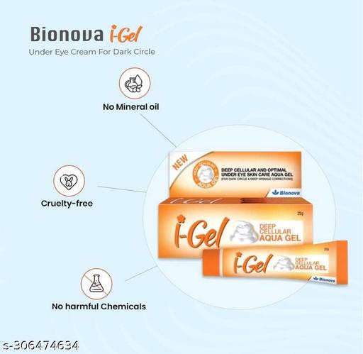 I-Gel Under Eye Cream For Dark Circle-25g, Puffiness, Wrinkles, Bags, Skin, Firming, Fine Lines-Deep Cellular Aqua Gel For Under Eye Skin Care - Abnlas Women’s Daily-Use Beauty & Self-Care
