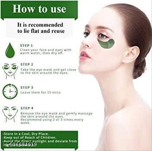 Hydra Under Eye Serum Patches. Under Eye Masks to Reduce Dark Circles, Puffiness Fine Lines & Wrinkles. Pack of 60 Patches (30 pairs), eye cooling mask - Abnlas Women’s Daily-Use Beauty & Self-Care