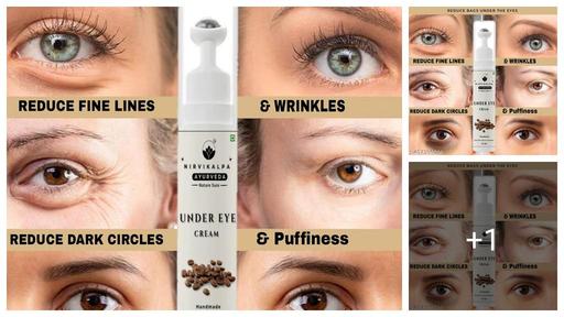 Under-Eye Dark Circle Cream | Best Dark Circle Removal Cream | Ayurvedic Eye Cream for Dark Circles & Puffiness | Under-Eye Brightening Cream | Wrinkles Removal Cream|Cream for Anti-Aging