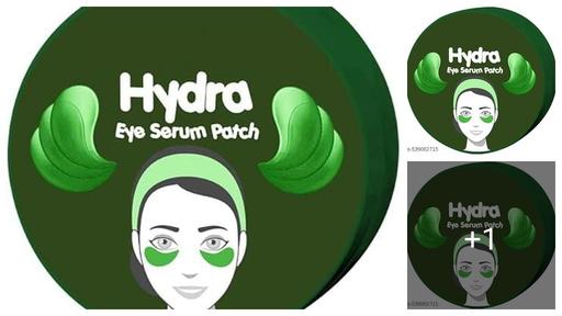 Hydra Under Eye Peach & Vitamin C Serum Patches. Under Eye Masks to Reduce Dark Circles, Puffiness Fine Lines & Wrinkles. Pack of 60 Patches (30 pairs) [ALOEVERA]
