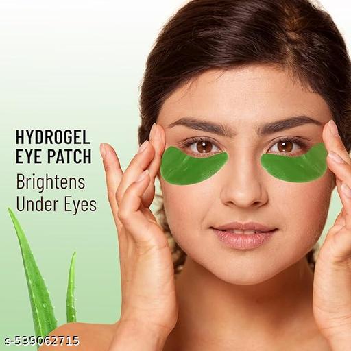 Hydra Under Eye Peach & Vitamin C Serum Patches. Under Eye Masks to Reduce Dark Circles, Puffiness Fine Lines & Wrinkles. Pack of 60 Patches (30 pairs) [ALOEVERA] - Abnlas Women’s Daily-Use Beauty & Self-Care