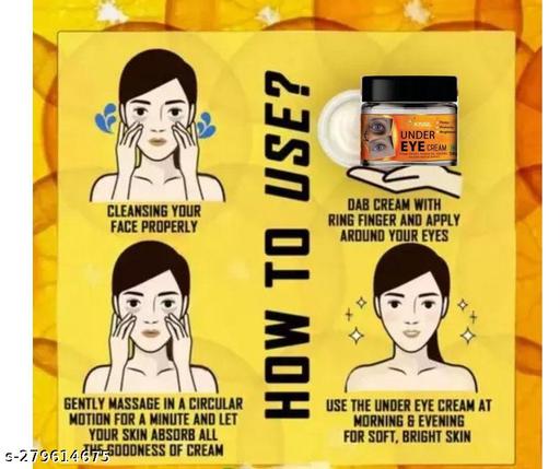 Unique Under Eye Cream Gel for Dark Circle Remover Cream | Wrinkles Removal Cream Gel(50gm) - Abnlas Women’s Daily-Use Beauty & Self-Care