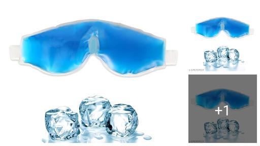 HSP Enterprise Eye Mask | Eye Mask with Cooling Gel | Eye Mask for Dark Circles | Eye Cooling Gel Pad | Reusable Eye Mask | Pain Relief | Eye Cooling Gel | Blue