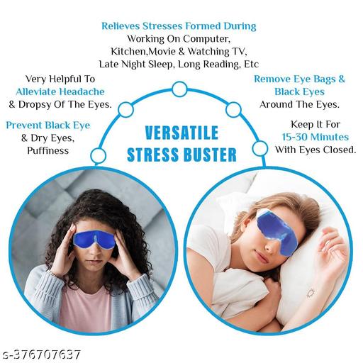 HSP Enterprise Eye Mask | Eye Mask with Cooling Gel | Eye Mask for Dark Circles | Eye Cooling Gel Pad | Reusable Eye Mask | Pain Relief | Eye Cooling Gel | Blue - Abnlas Women’s Daily-Use Beauty & Self-Care