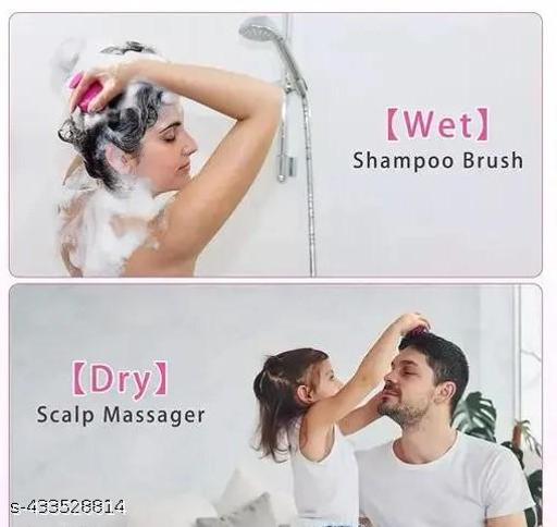Combo Offer Head Massager , Scalp Massager, Scalp Massager For Hair Growth, Hair Massager, Hair Massager For Hair Growth, Hair Scalp Massager Brush, Hair Wash Brush, Head Scrubber, Hair Scalp Massager Shampoo Brush - Abnlas Women’s Daily-Use Beauty & Self-Care