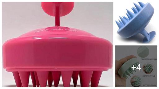 Head Massager , Scalp Massager, Scalp Massager For Hair Growth, Hair Massager, Hair Massager For Hair Growth, Hair Scalp Massager Brush, Hair Wash Brush, Head Scrubber, Hair Scalp Massager Shampoo Brush(Marble Pink)