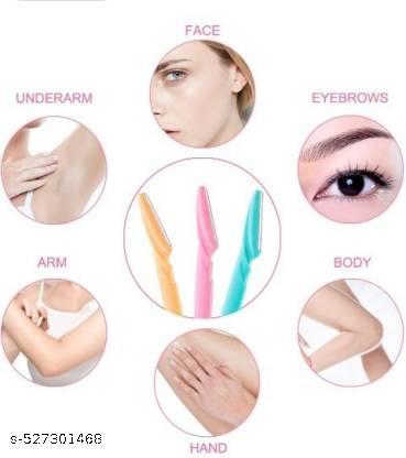 Eyebrow and face razor for women with sharp stainless steel blades 12 pcs - Abnlas Women’s Daily-Use Beauty & Self-Care