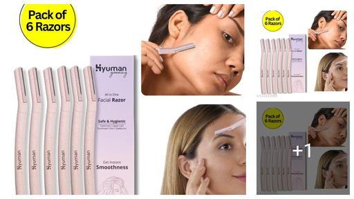 6 pcs Face razor for Women, Instant painless Shave For Chin, Upper lip, Sideburns, Forehead, Facial Hair