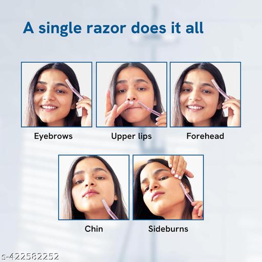 Reusable Face Razor for Women Pack of 3 - Abnlas Women’s Daily-Use Beauty & Self-Care