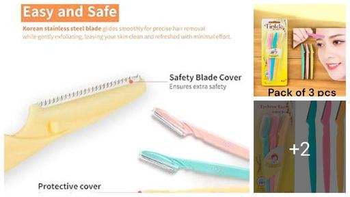 Tinkle Smooth-Glide Skin Refresh Exfoliating Razor for Ladies Grooming