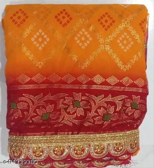 Trendy Petite Sarees Yellow - amamestyle