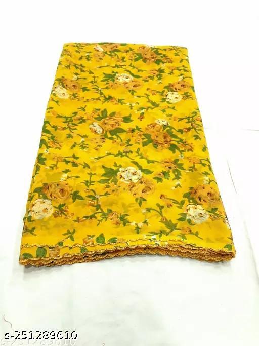 yellow saree for haldi function with blouse - amamestyle