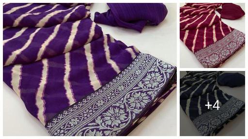 Trending bollywood Georgette Lehriya sarees