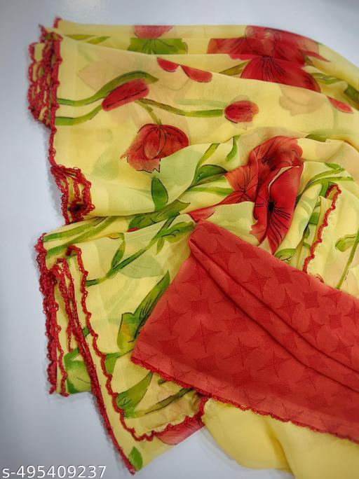 Georgette  Yellow - amamestyle