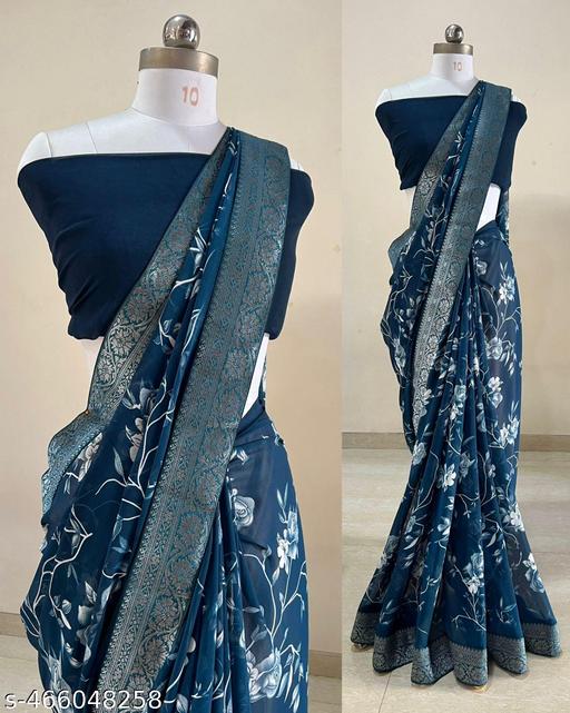 Trending  bollywood Georgette sarees - amamestyle