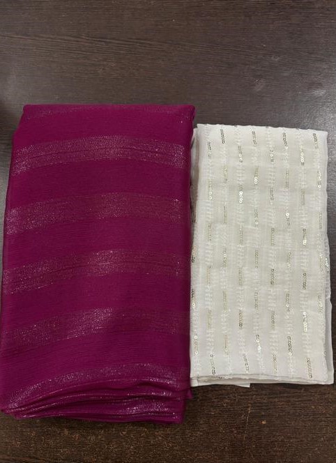 Rimzim saree white work blouse