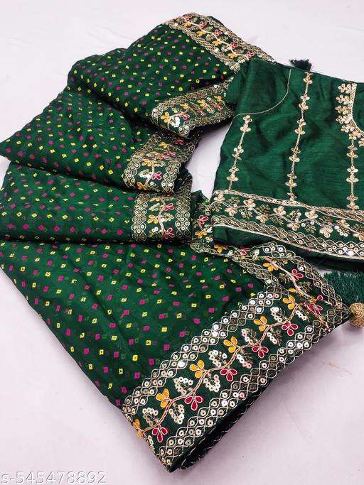 Fency Disener Georgette Pretty Sarees With New Fency  Border With Blouse Piece. - amamestyle