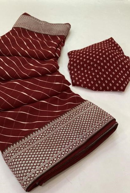 Trending bollywood Georgette Lehriya sarees