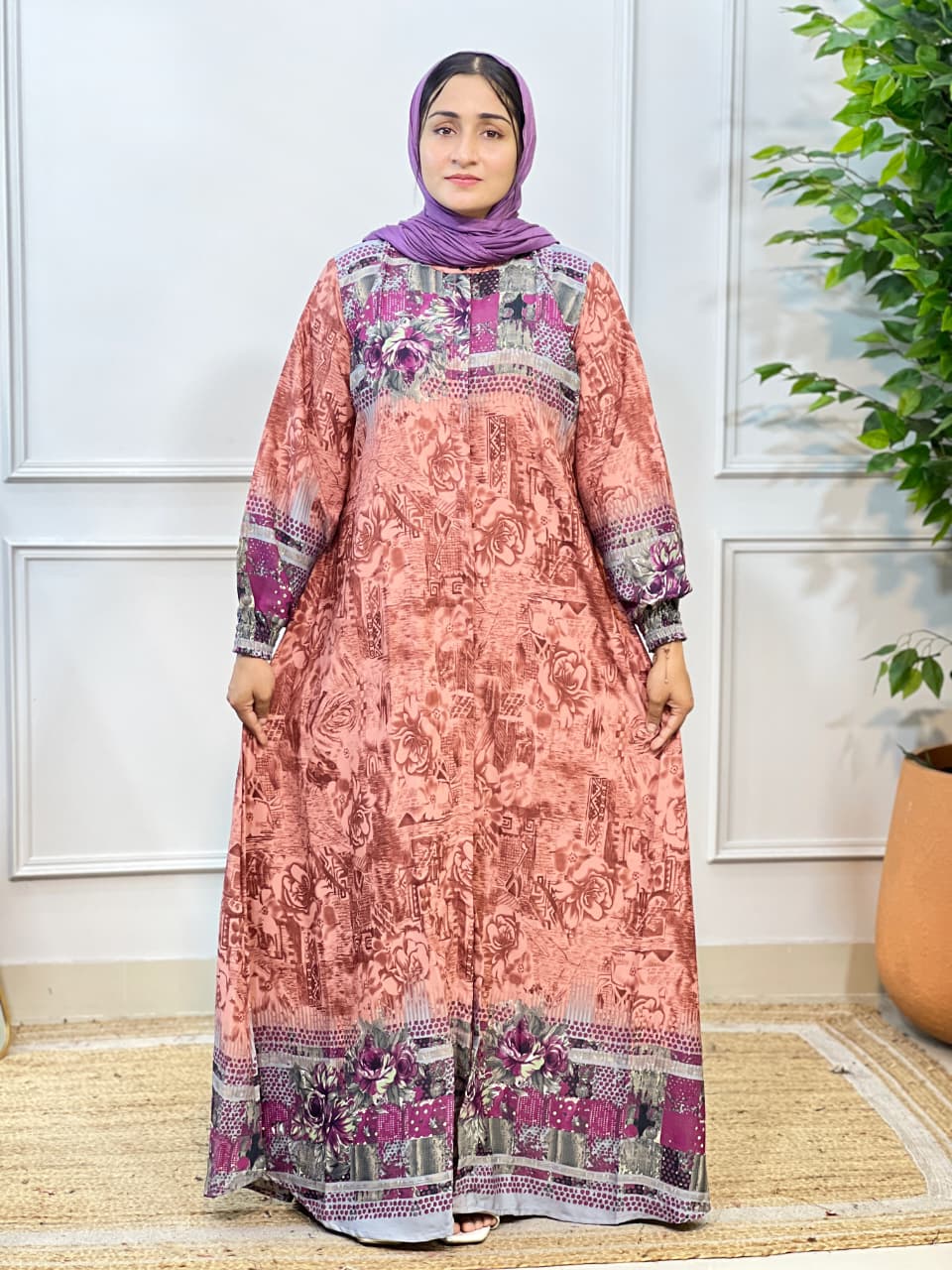 MODESTY﻿ FULL LENGTHY MAXI GOWN - Zeyoria