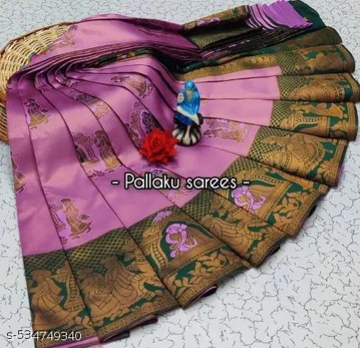 Beautiful Art Silk Jacquard Border Saree With Unstitched Running Blouse For Women Wedding Wear Party - amamestyle