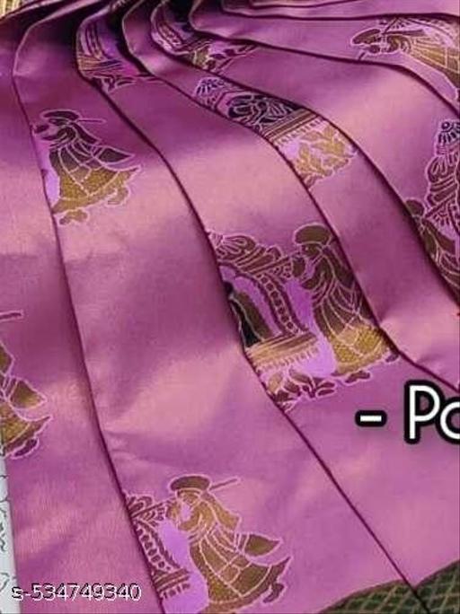 Beautiful Art Silk Jacquard Border Saree With Unstitched Running Blouse For Women Wedding Wear Party - amamestyle