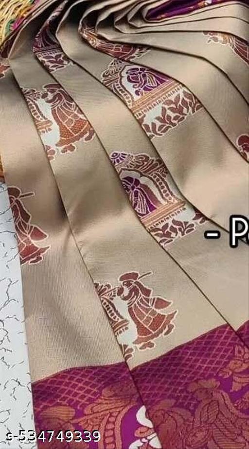 Beautiful Art Silk Jacquard Border Saree With Unstitched Running Blouse For Women Wedding Wear Party - amamestyle