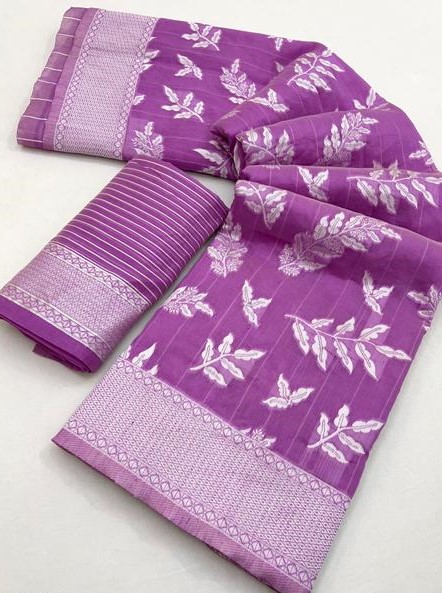 Women's Banarasi Silk Kanjeevaram Wedding And Party Collection Sarees With Blouse