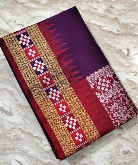 Sambalpuri Papa Silk Saree