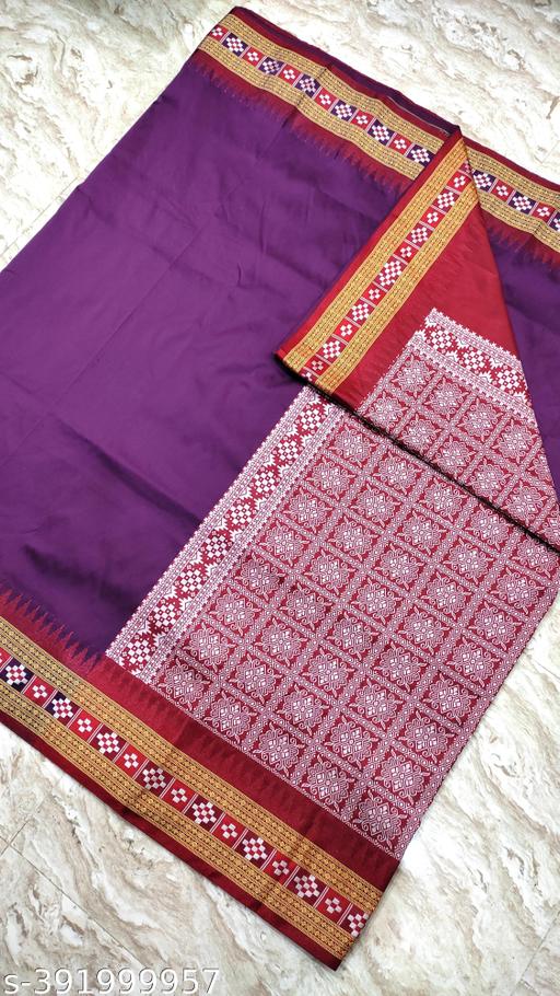 Sambalpuri Papa Silk Saree - amamestyle