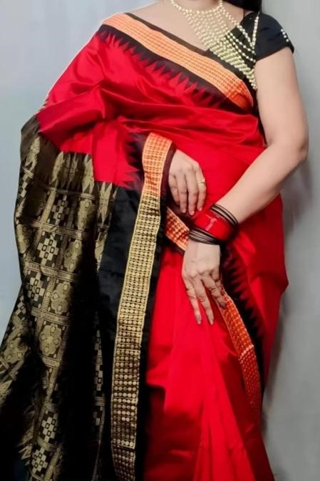 Sambalpuri papa silk saree