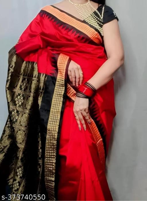 Sambalpuri papa silk saree - amamestyle