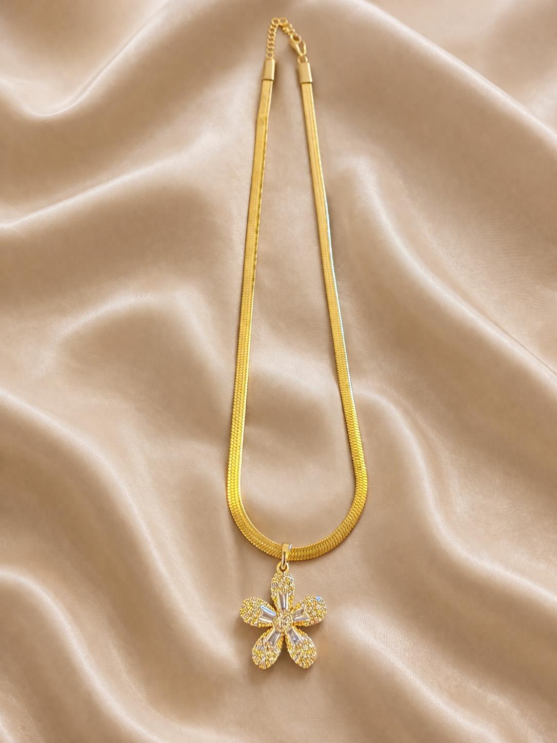 Elvara Statement Flower Chain - Astra by Ash