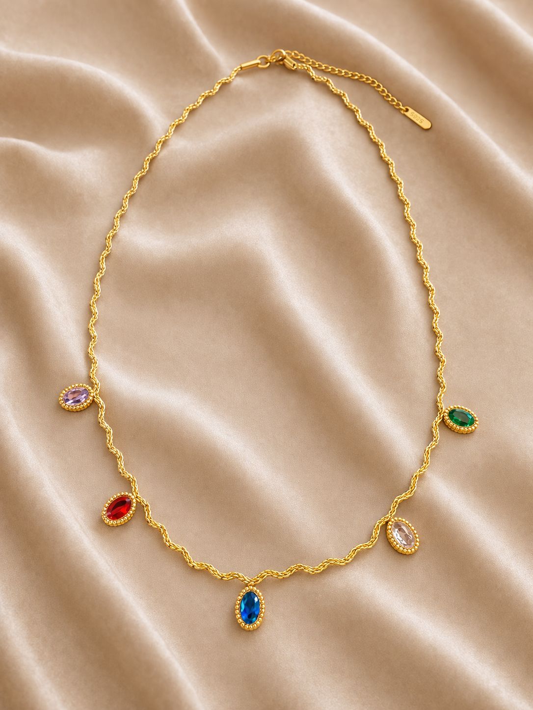 Lunora Jewel Drop Chain - Astra by Ash