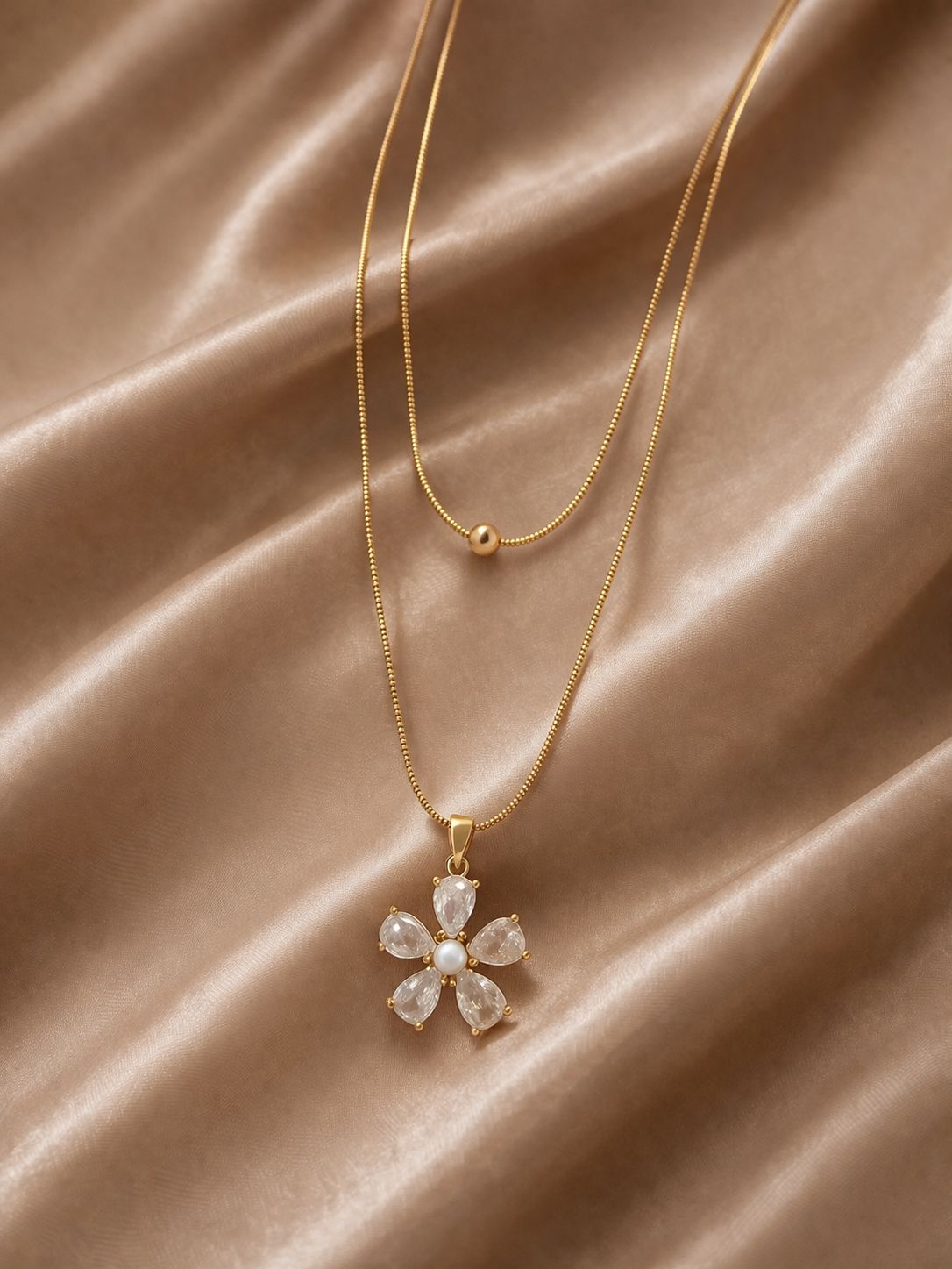 Pearl Bloom Necklace-Astra by Ash